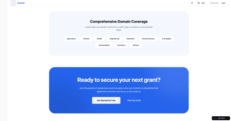 GrantAI – screenshot 1