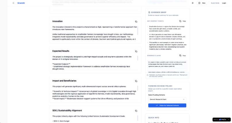 GrantAI – screenshot 4