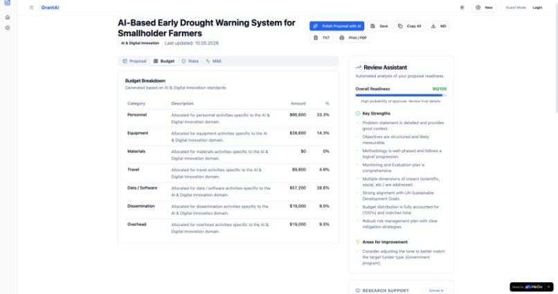 GrantAI – screenshot 5