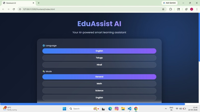 EduAssist AI – screenshot 1