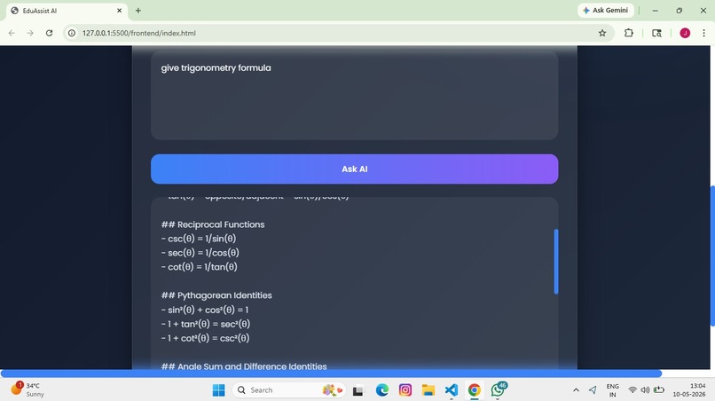 EduAssist AI – screenshot 4