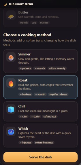 Midnight Menu – screenshot 3