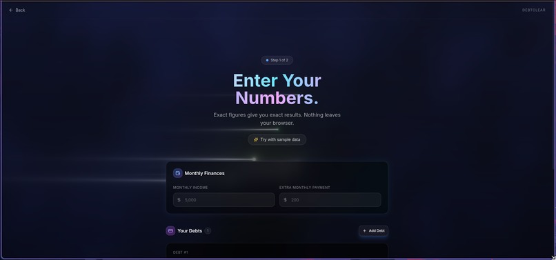 DebtClear – screenshot 4