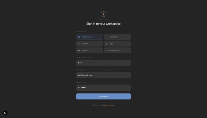 Cortex – screenshot 2