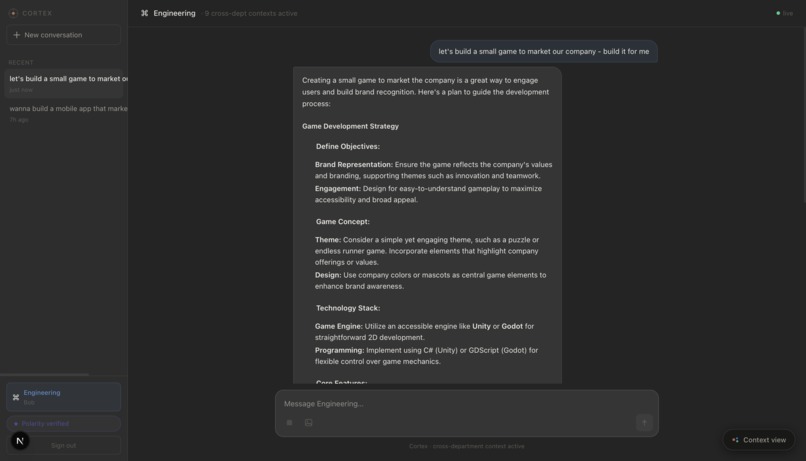Cortex – screenshot 4