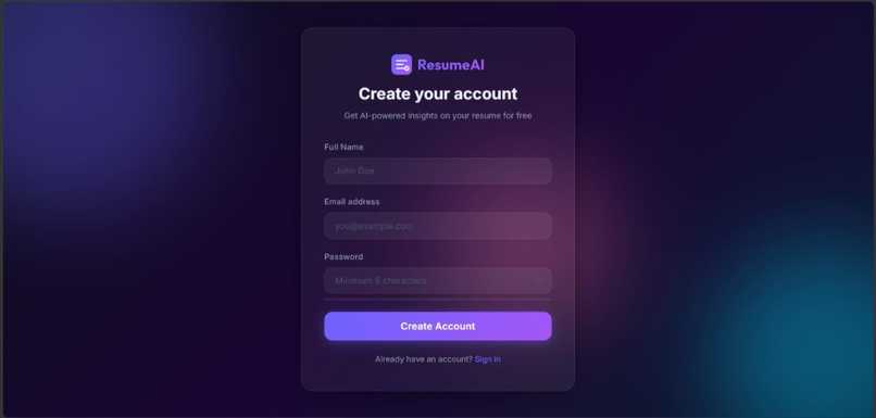 ResumeIQ-AI – screenshot 1