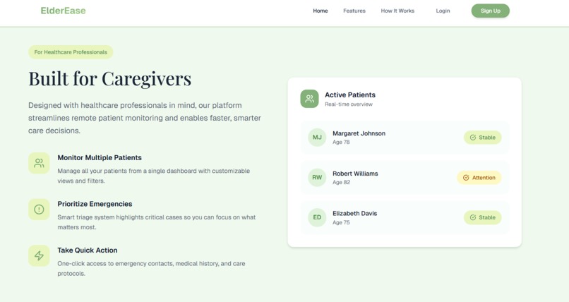 ElderEase — Accessible Healthcare for Independent Seniors – screenshot 5