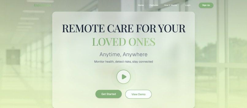 ElderEase — Accessible Healthcare for Independent Seniors – screenshot 1