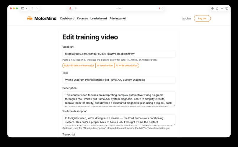 MotorMind – screenshot 6