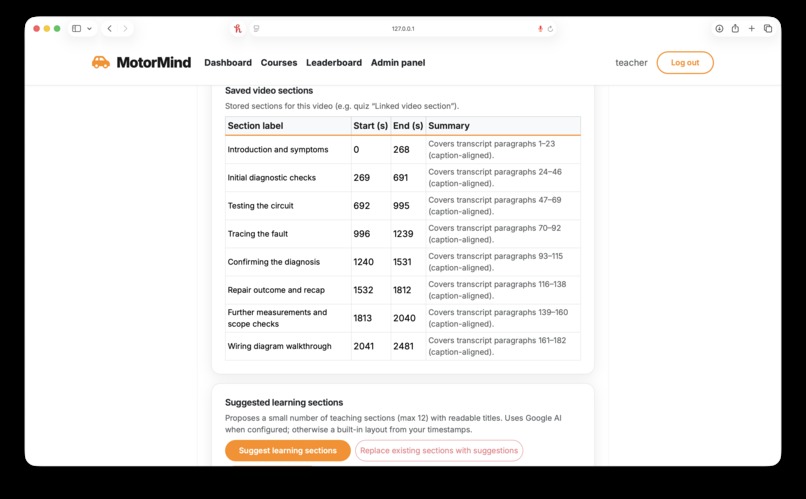 MotorMind – screenshot 5