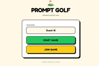 Prompt Golf