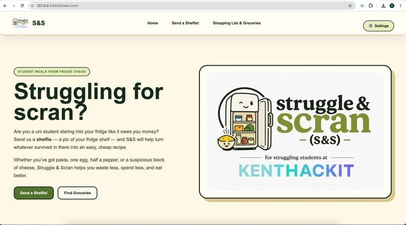 Struggle & Scran – screenshot 1