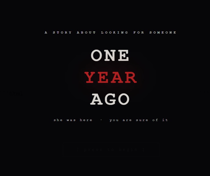 One Year Ago – screenshot 1