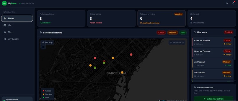 My Route – screenshot 1