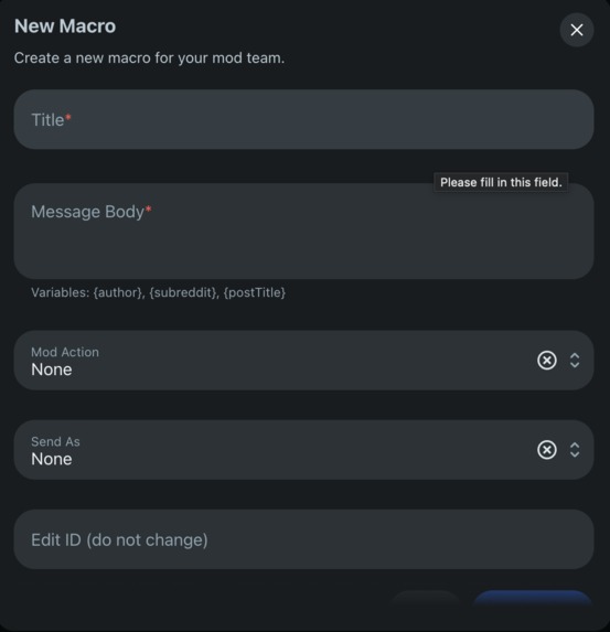 ModMacros – screenshot 3