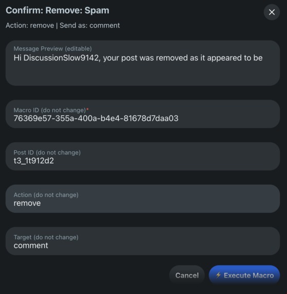 ModMacros – screenshot 4