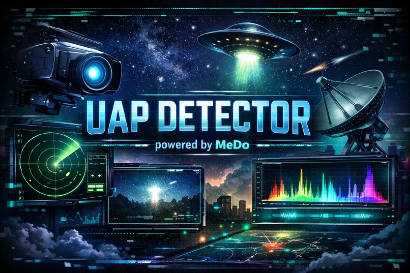UAP Detector powered by MeDo – screenshot 1