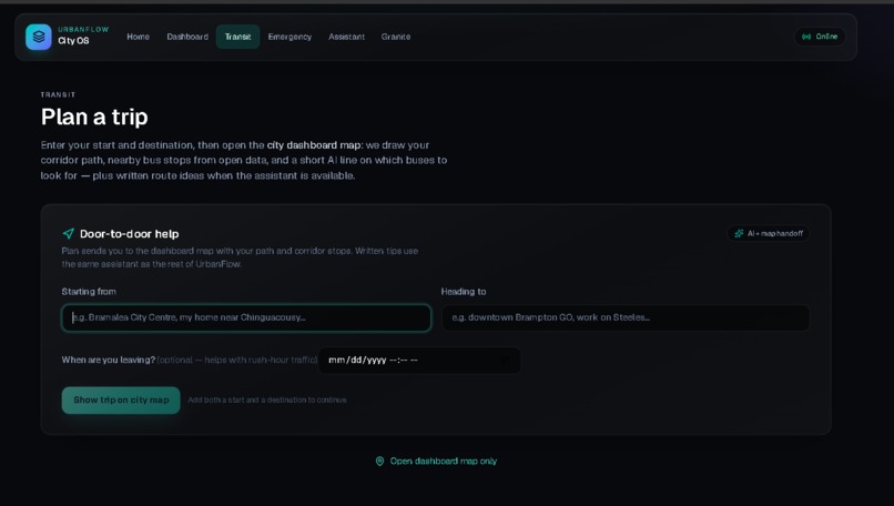 UrbanFlow – screenshot 3