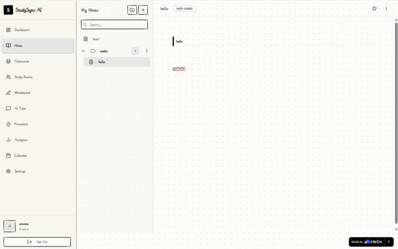 StudySync - AI powered collaborative study workspace – screenshot 2