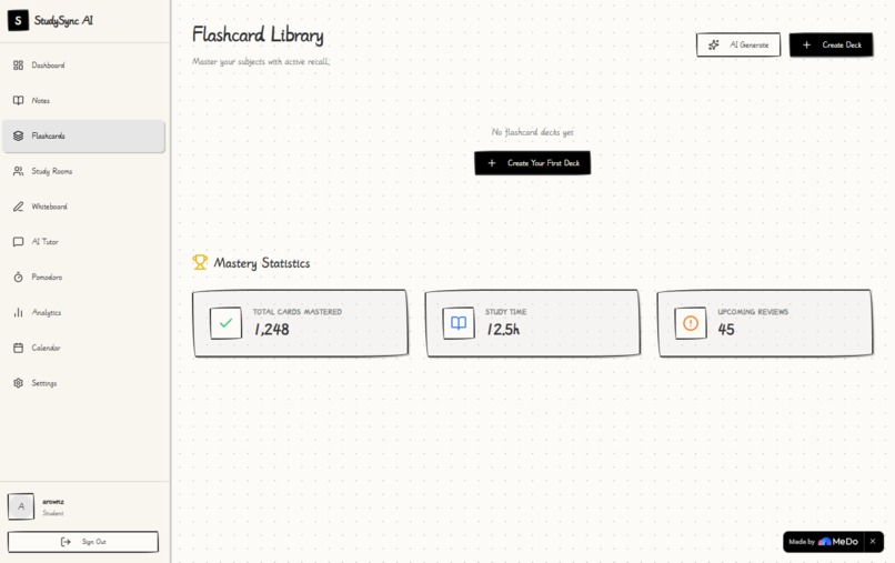 StudySync - AI powered collaborative study workspace – screenshot 3