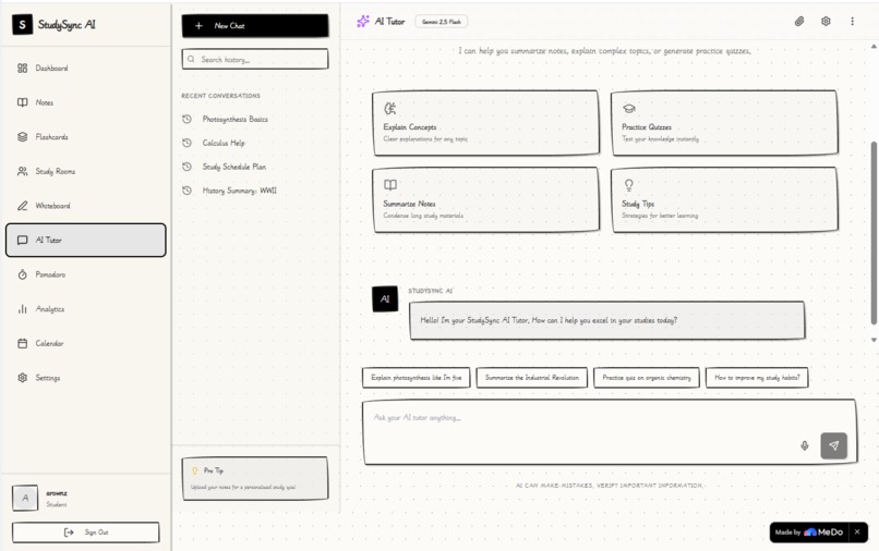 StudySync - AI powered collaborative study workspace – screenshot 6