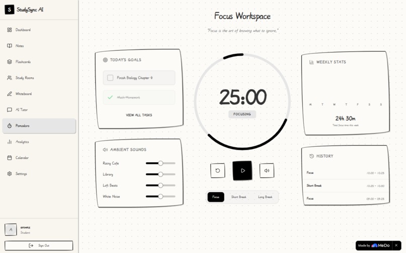 StudySync - AI powered collaborative study workspace – screenshot 7