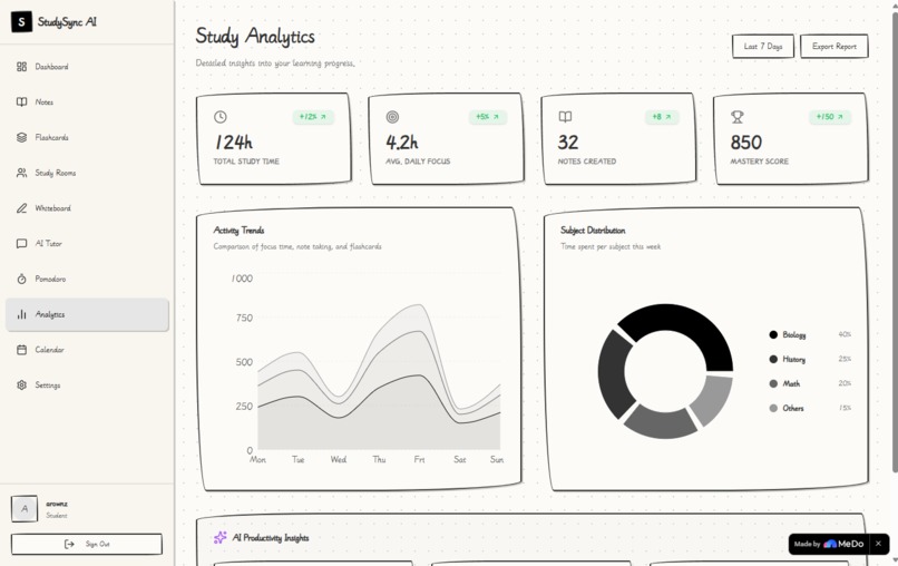 StudySync - AI powered collaborative study workspace – screenshot 8