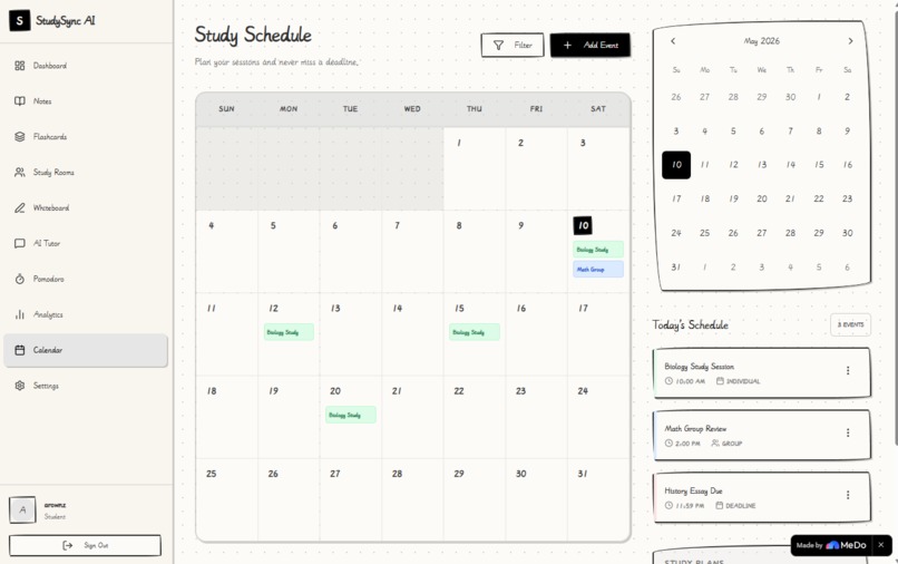 StudySync - AI powered collaborative study workspace – screenshot 9