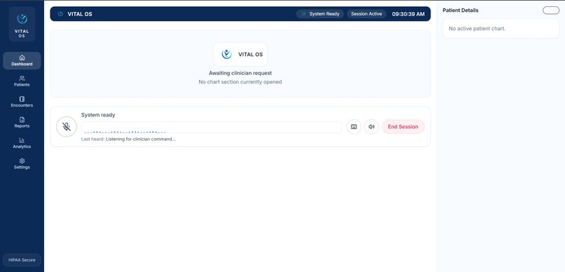Vital OS – screenshot 1