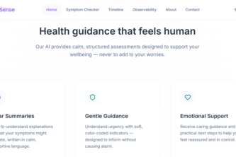 SympSense: Safe & Observable Health AI