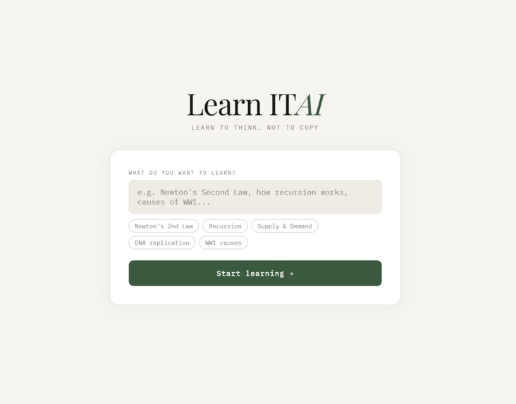 Learn It AI – screenshot 1