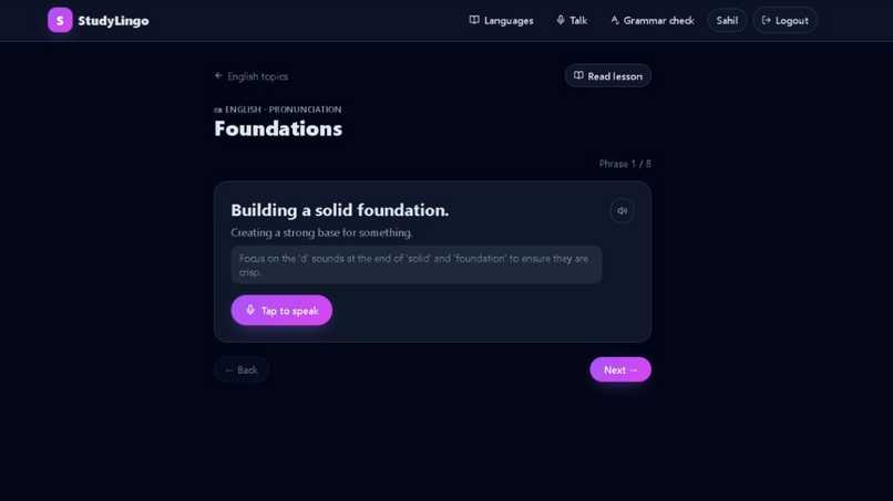 StudyLingo – screenshot 5