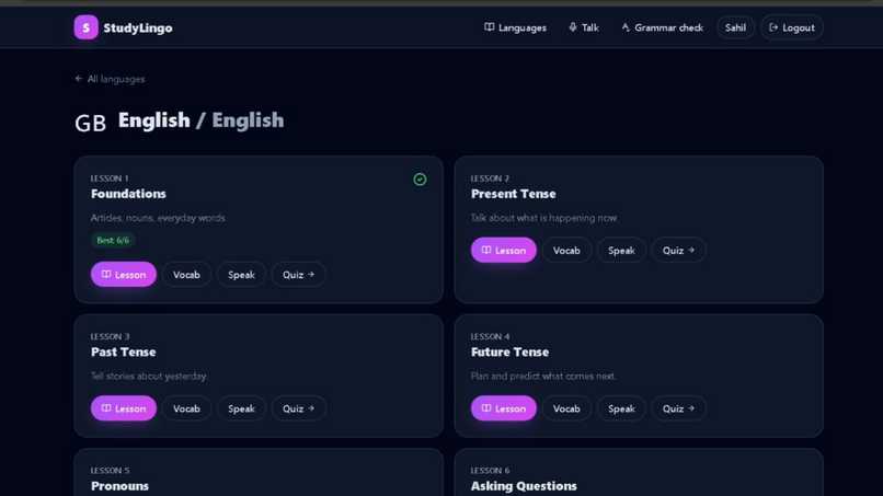 StudyLingo – screenshot 4