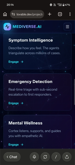 MediVerse AI – Multi-Agent Healthcare Intelligence System – screenshot 2