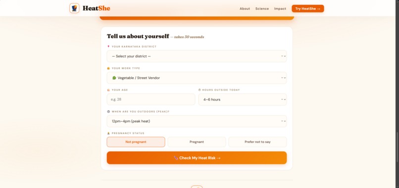 HeatShe – screenshot 1