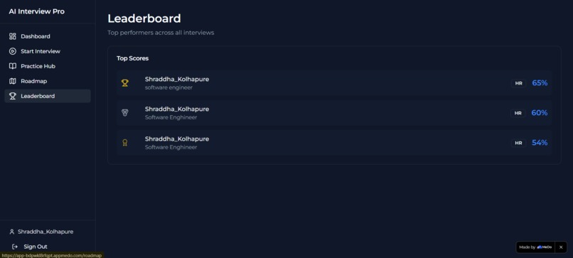 MockMaster AI: Interview Simulation & Feedback Platform – screenshot 5