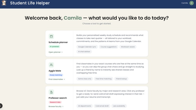 Aggie Planner – screenshot 2
