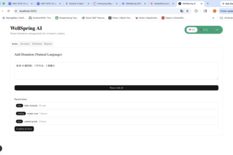 WellSpring AI — Donation Management System