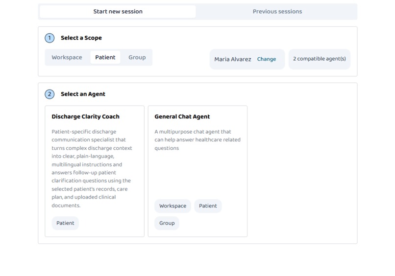 Discharge Clarity Coach – screenshot 2