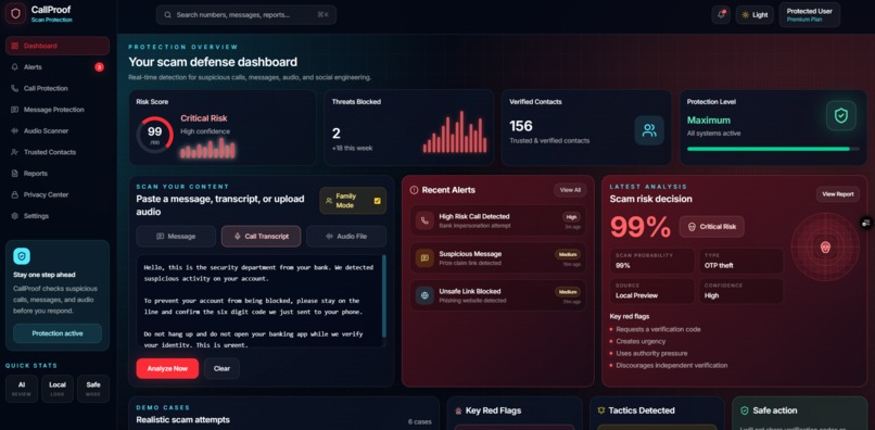 CallProof – screenshot 1