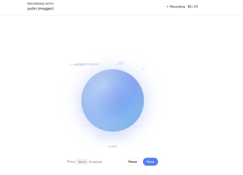 Clair – screenshot 2