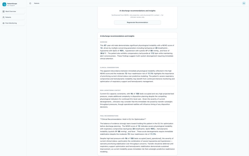 PatientScope AI – screenshot 2