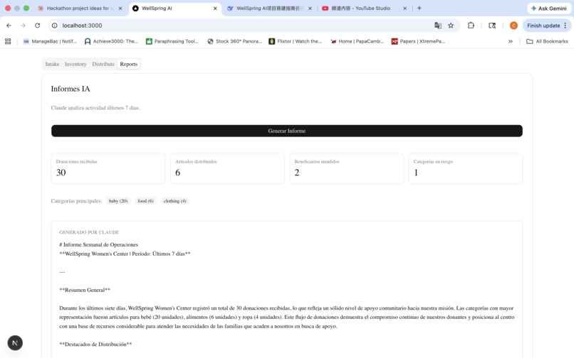 WellSpring AI — Donation Management System – screenshot 8