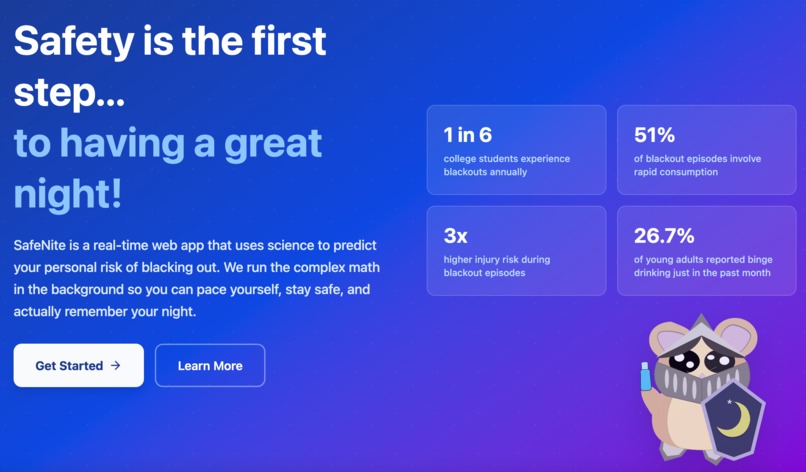 SafeNite (SUBMITTED) – screenshot 1