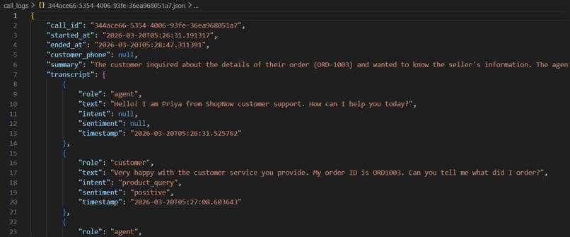 ShopNow Voice Agent – screenshot 3