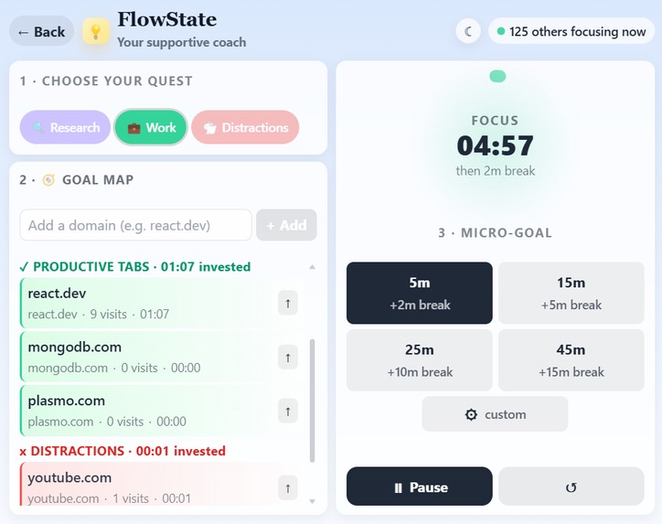 FlowState – screenshot 2