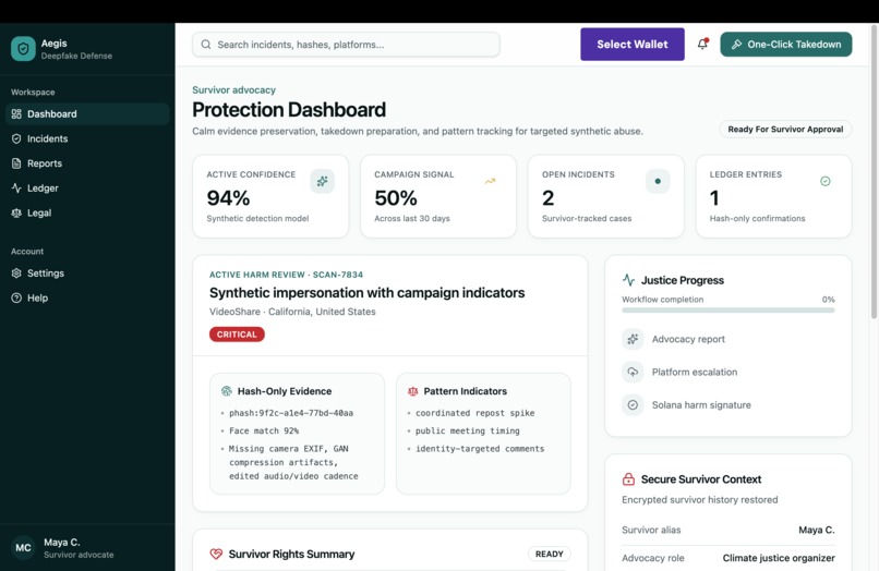 Aegis (Deepfake Defense) – screenshot 1