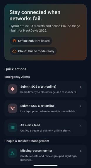 AlertU – screenshot 1