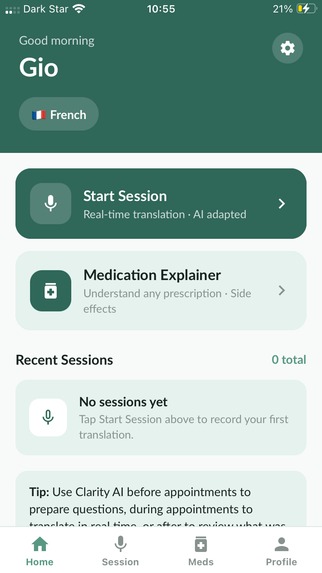 ClarityAI – screenshot 2