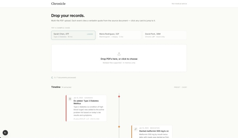 Chronical – screenshot 2